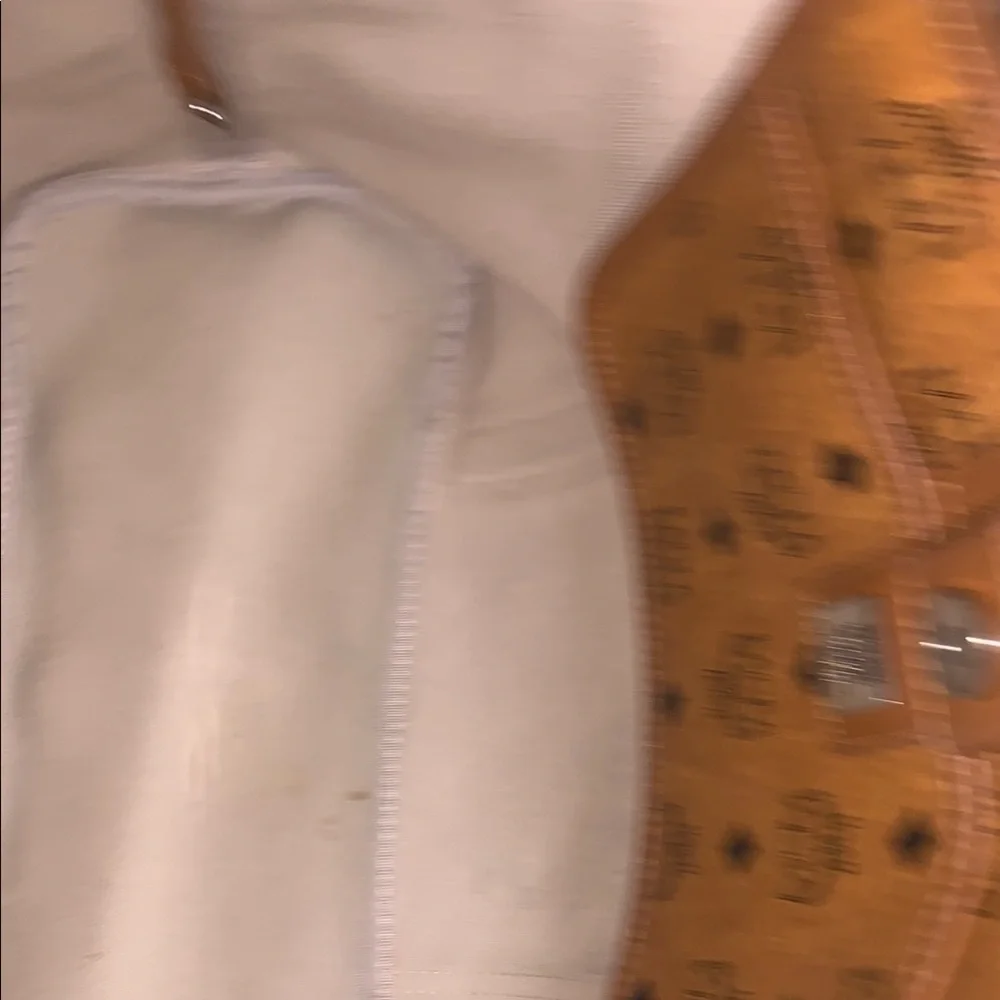 MCM Brown Monogrammed Leather Tote EUC Authentic